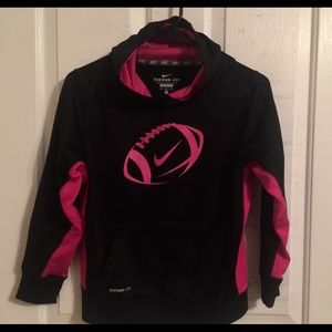 Black and Hot Pink Nike hoodie/jacket